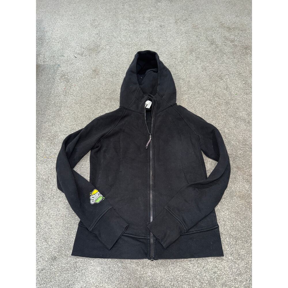 Lululemon Scuba Full-Zip Hoodie in black size 10